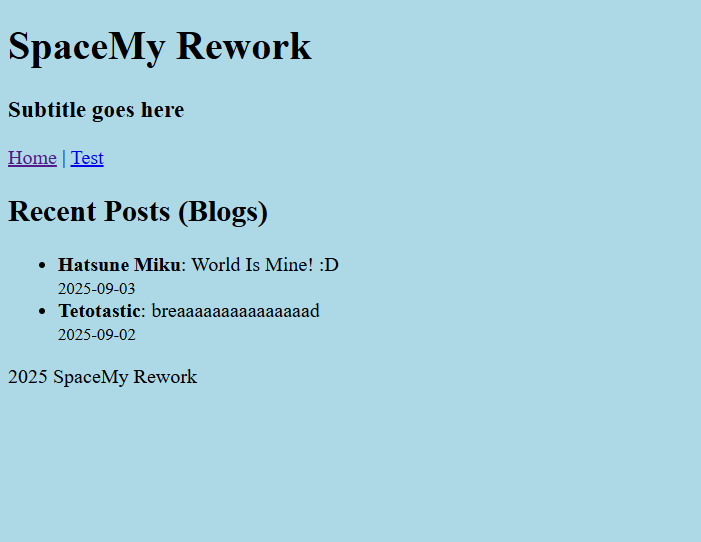 SpaceMy Rework Screenshot